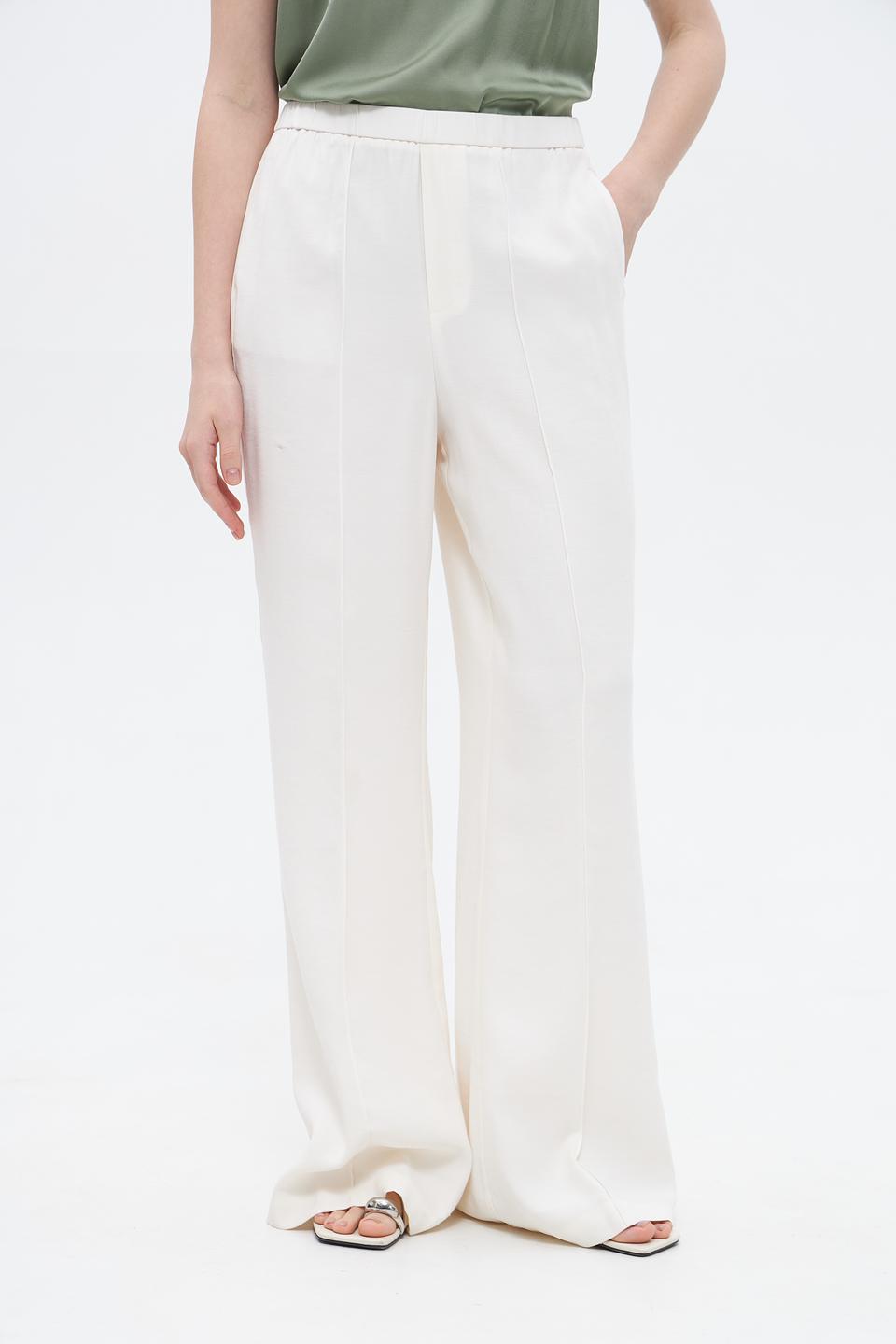 Брюки клёш Oui молочные