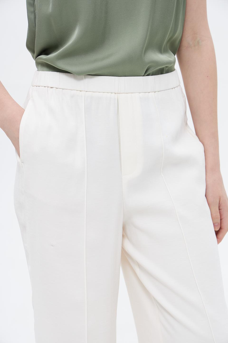 Брюки клёш Oui молочные