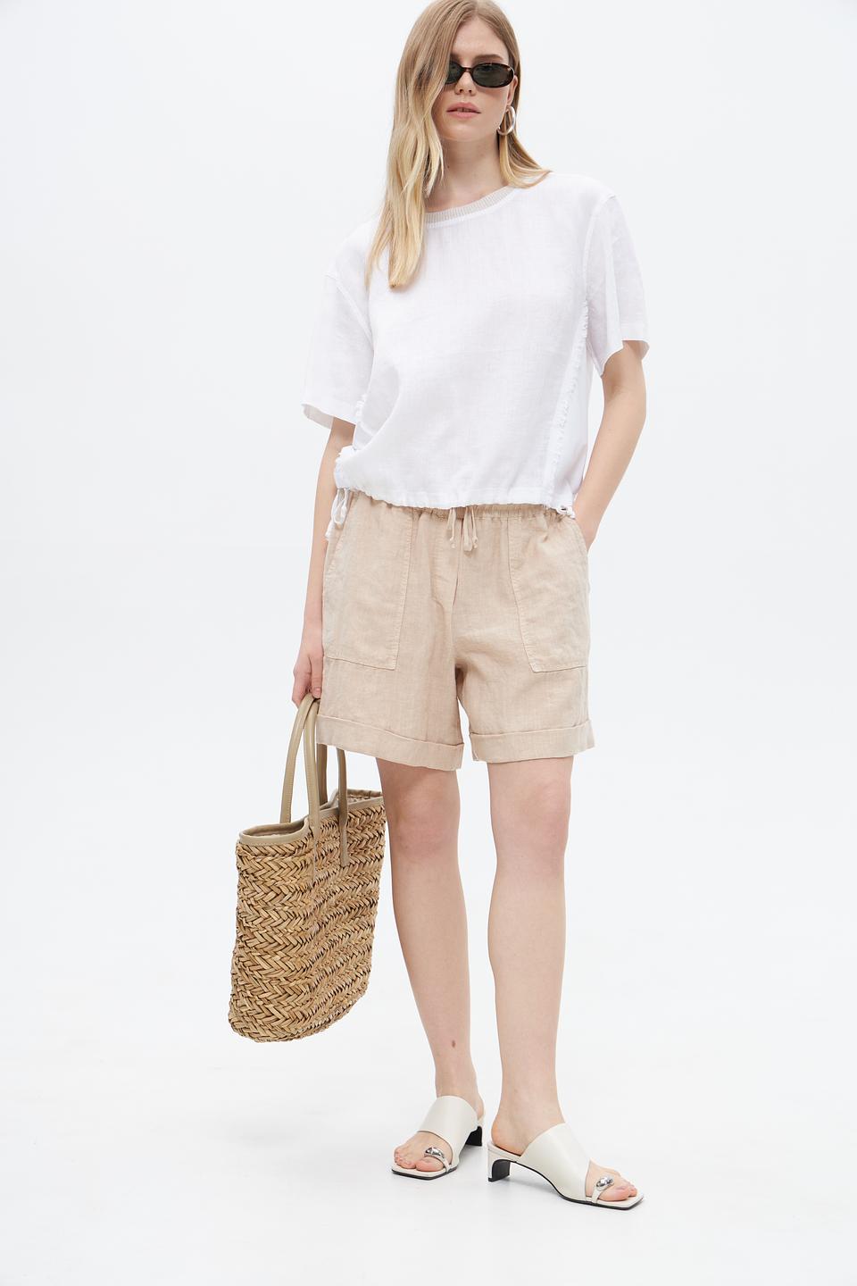 Шорты Marc Aurel бежевые