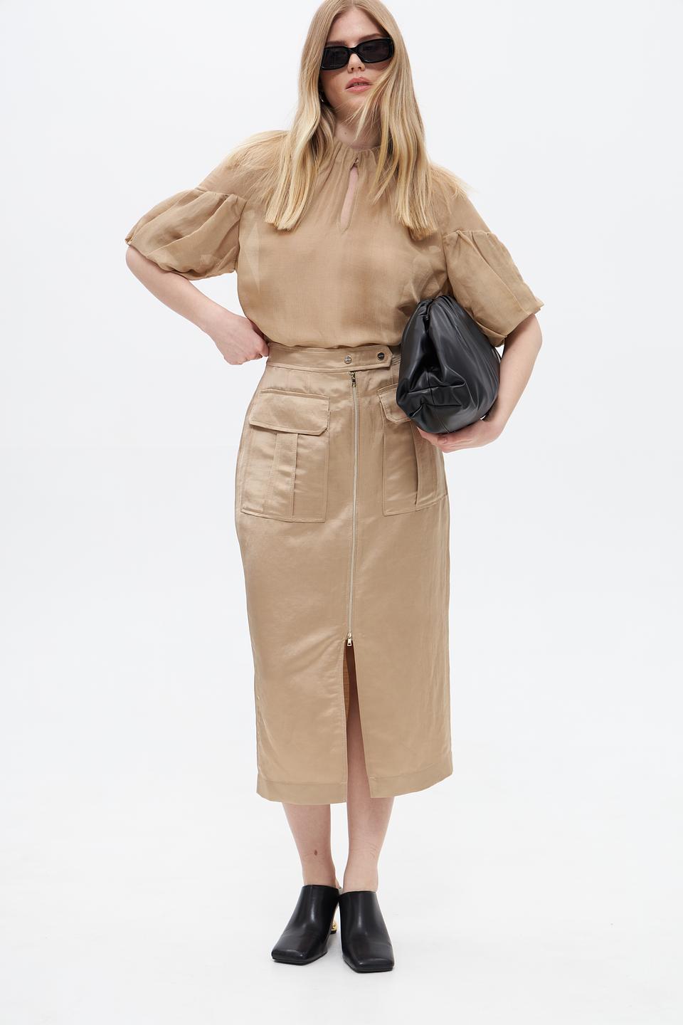 Блуза Marc Cain с рукавами-фонариками