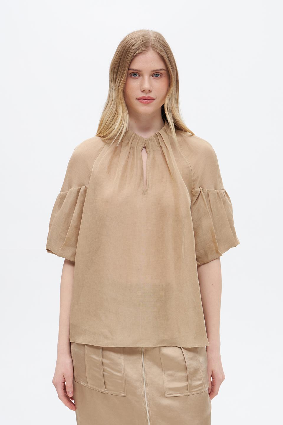 Блуза Marc Cain с рукавами-фонариками