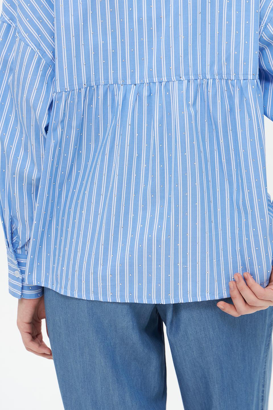 Блузка Lecomte в полоску