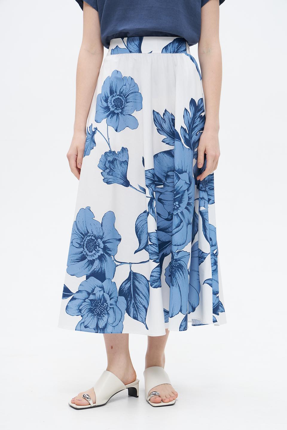 Юбка Oui с цветочным принтом