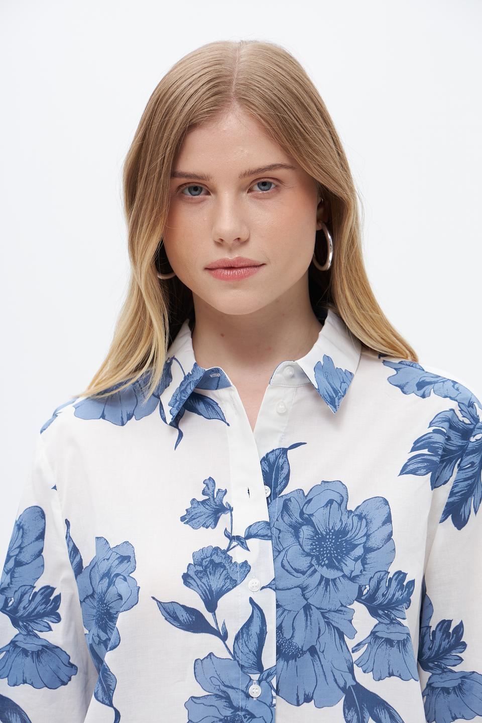 Блузка Oui с цветочным принтом