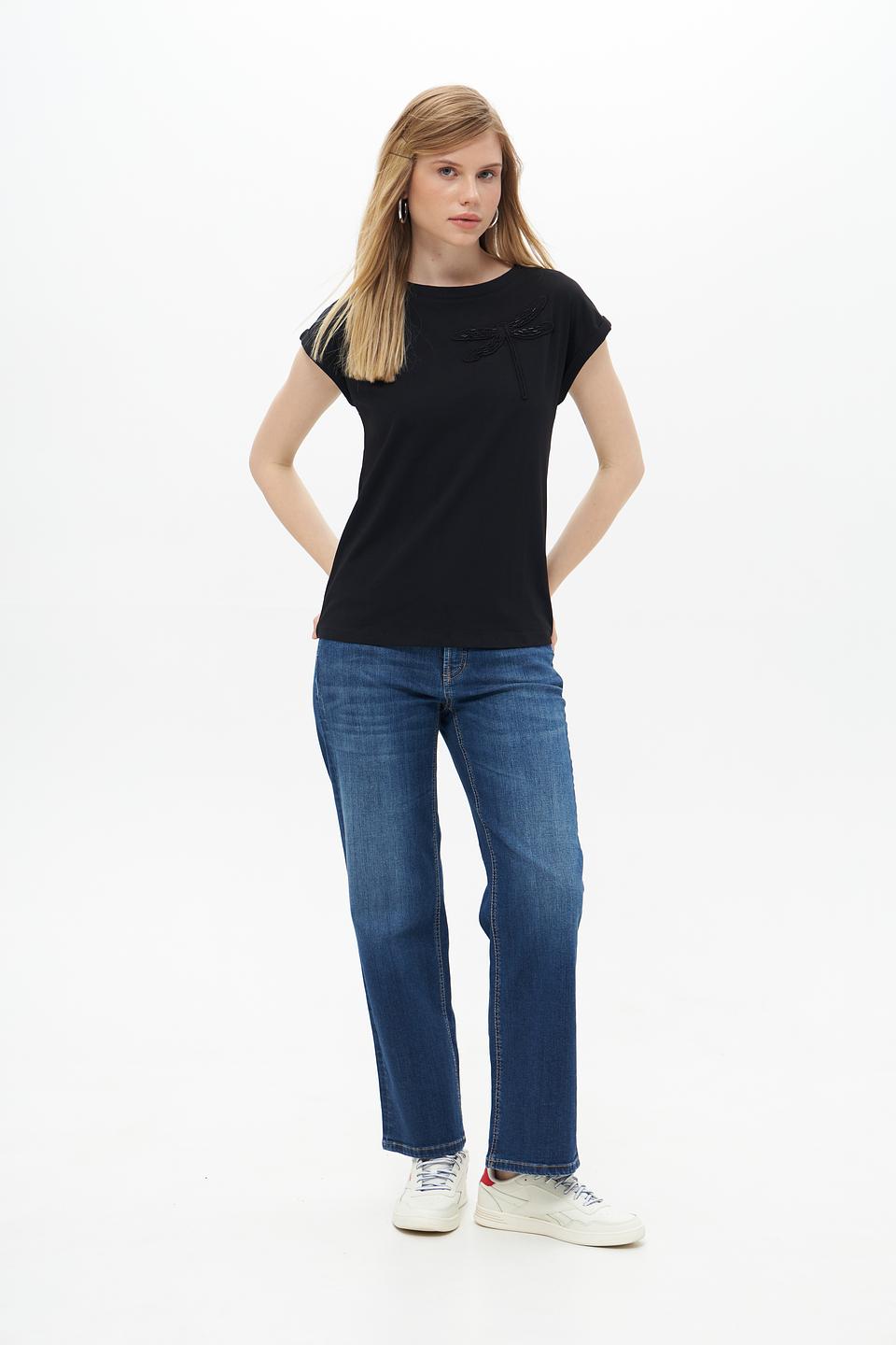 Футболка Pezzo с драконом чёрная