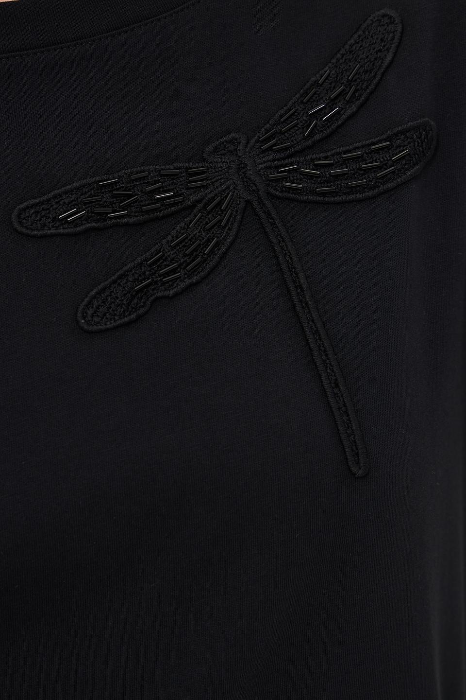 Футболка Pezzo с драконом чёрная