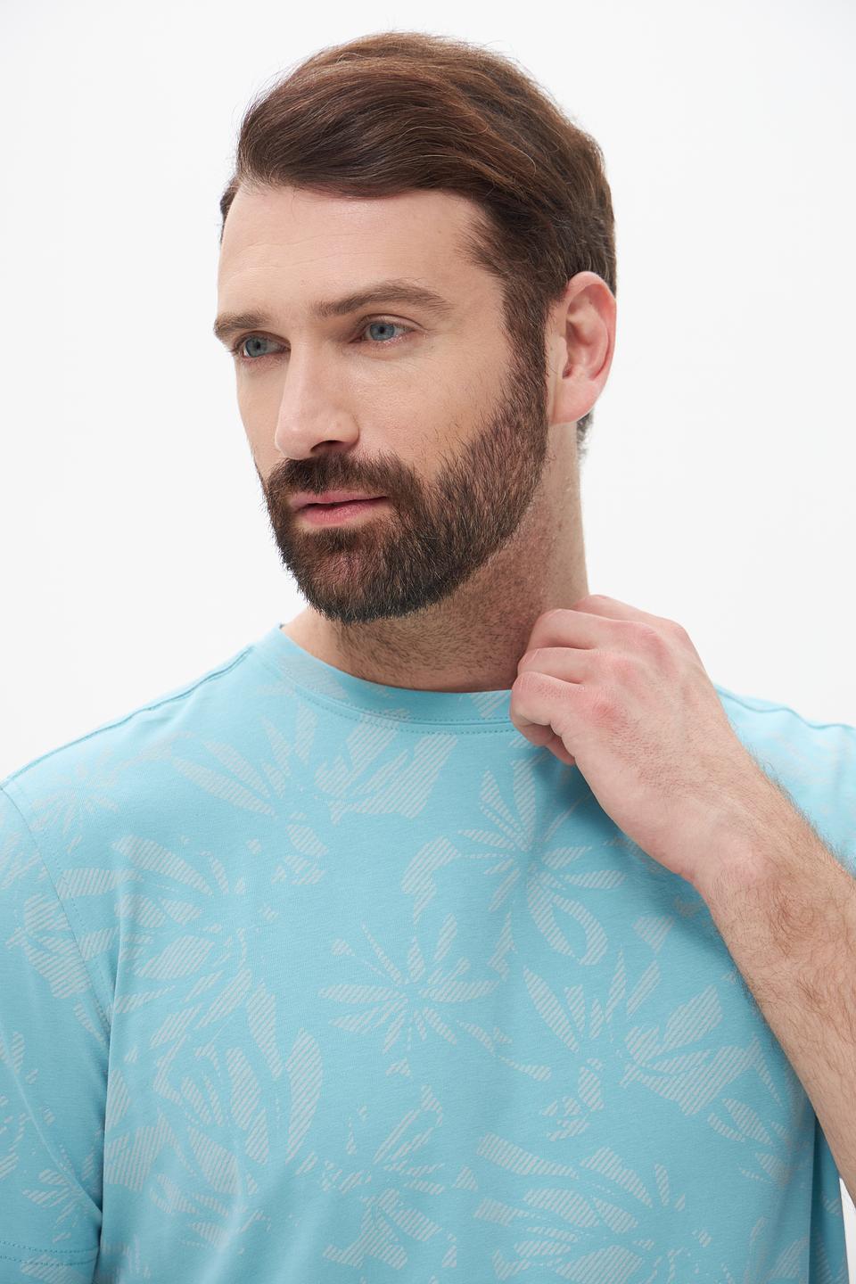 Футболка Lerros с принтом бирюзовый