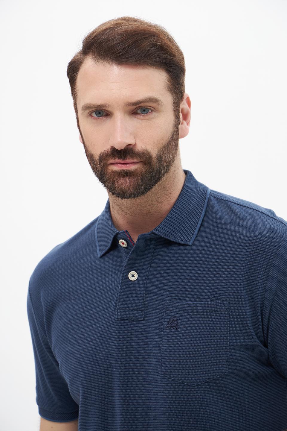 Поло Lerros men темно-синее