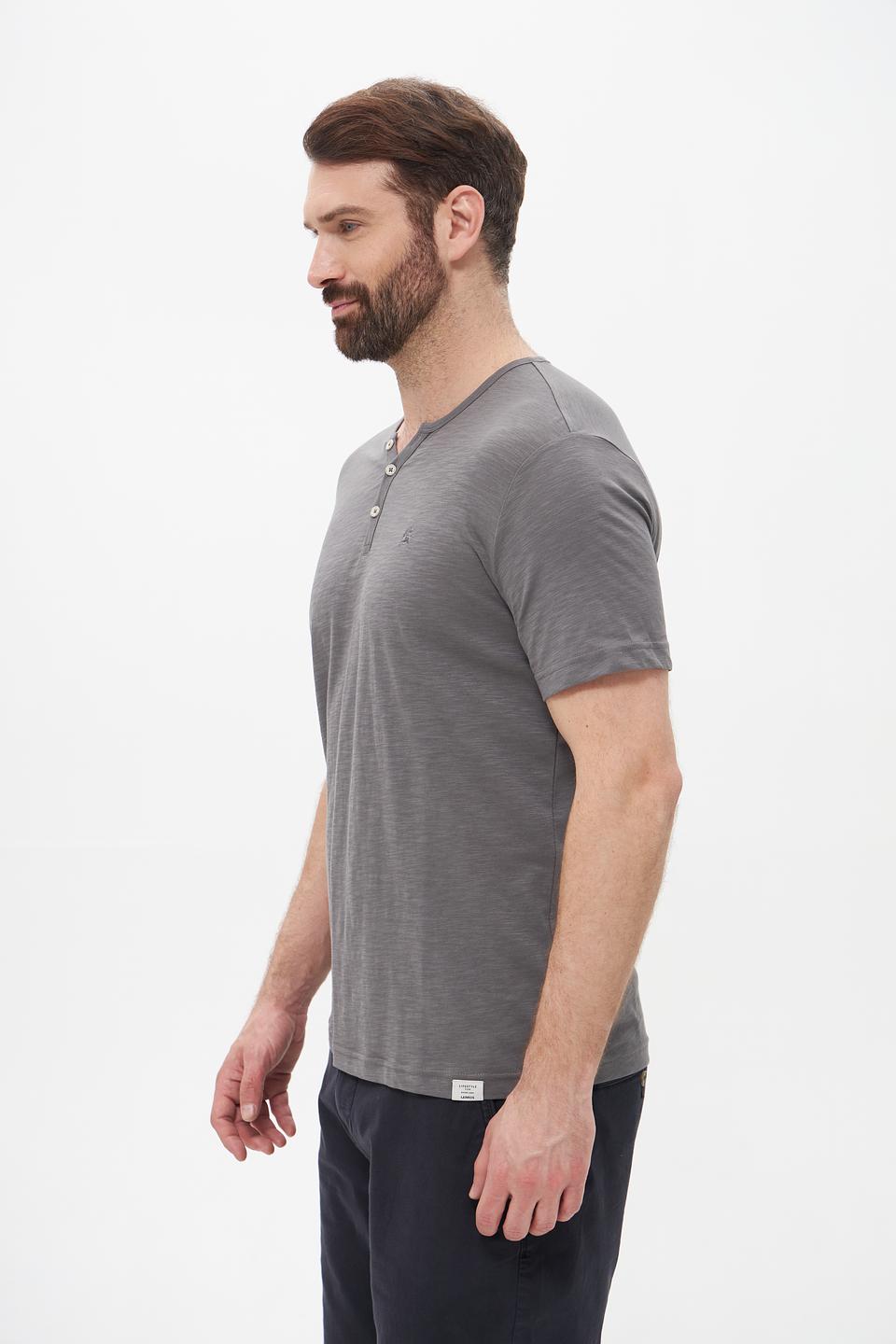 Футболка Lerros с планкой серый