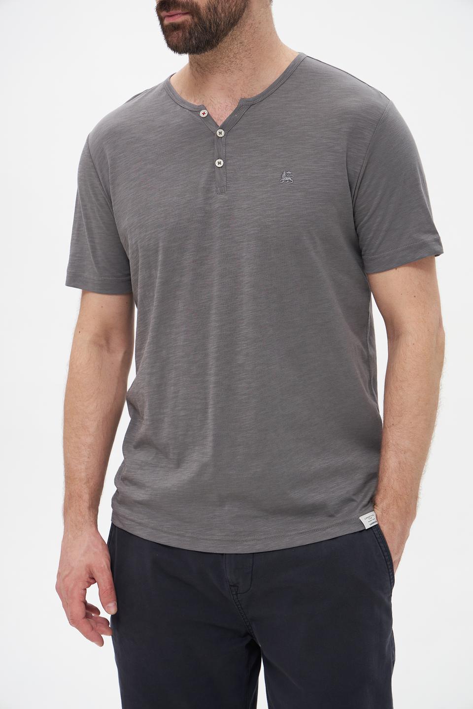 Футболка Lerros с планкой серый