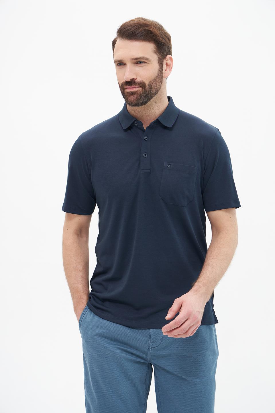 Поло Casa Moda мужское тёмно-синее