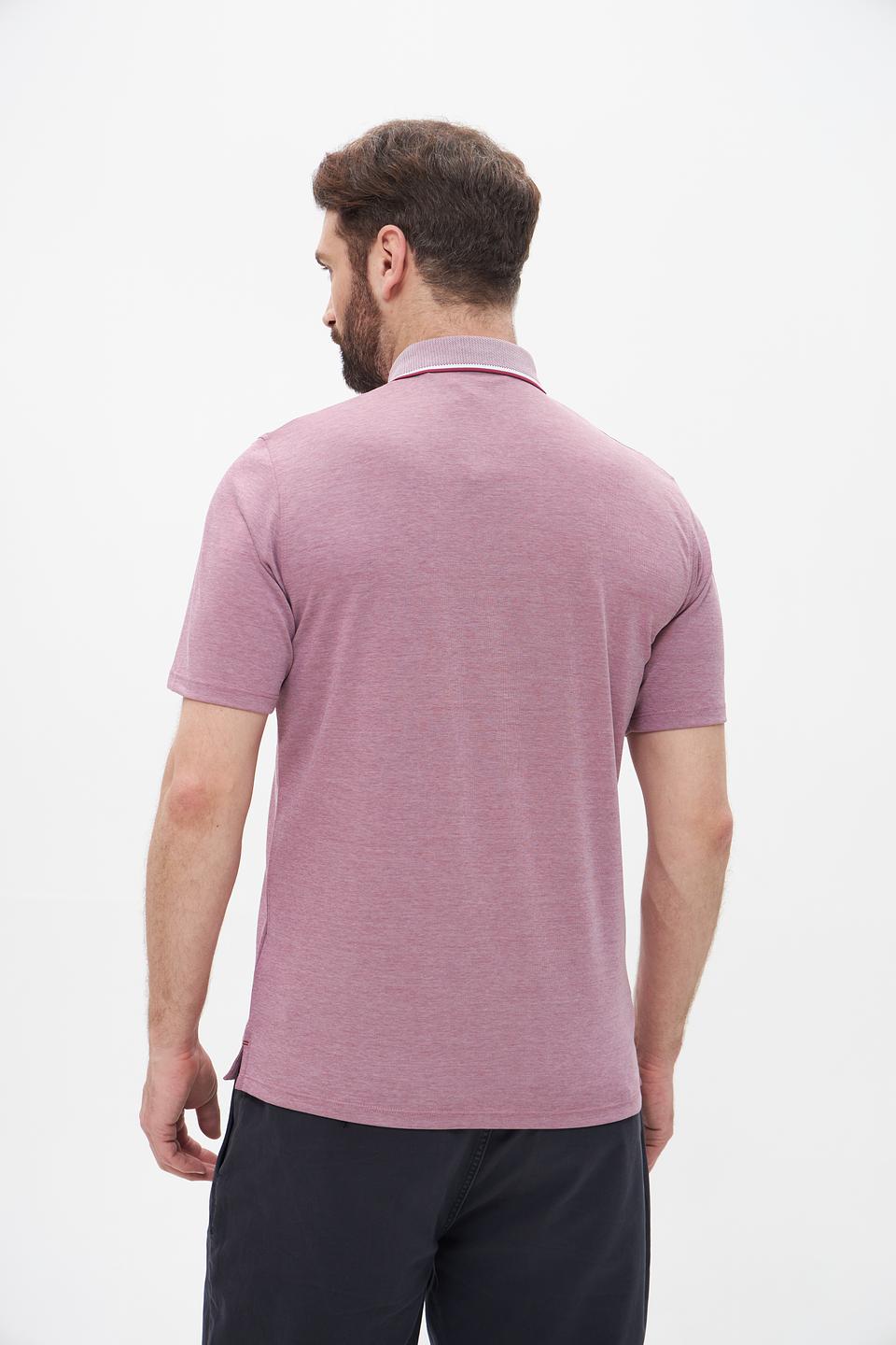 Поло Casa Moda с контрастным воротником