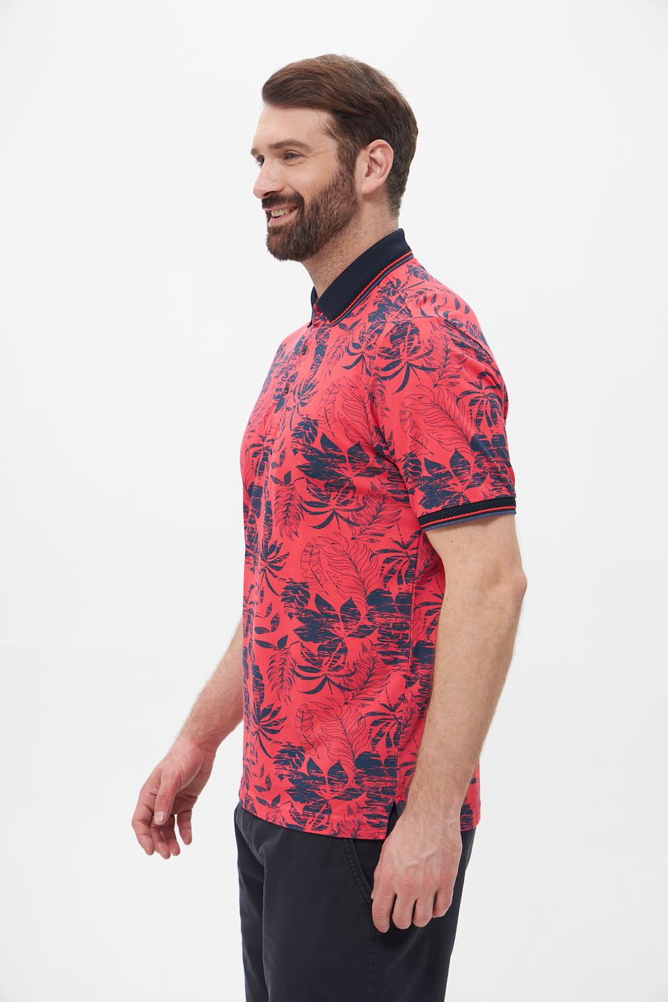 Поло Monte Carlo с тропическим принтом