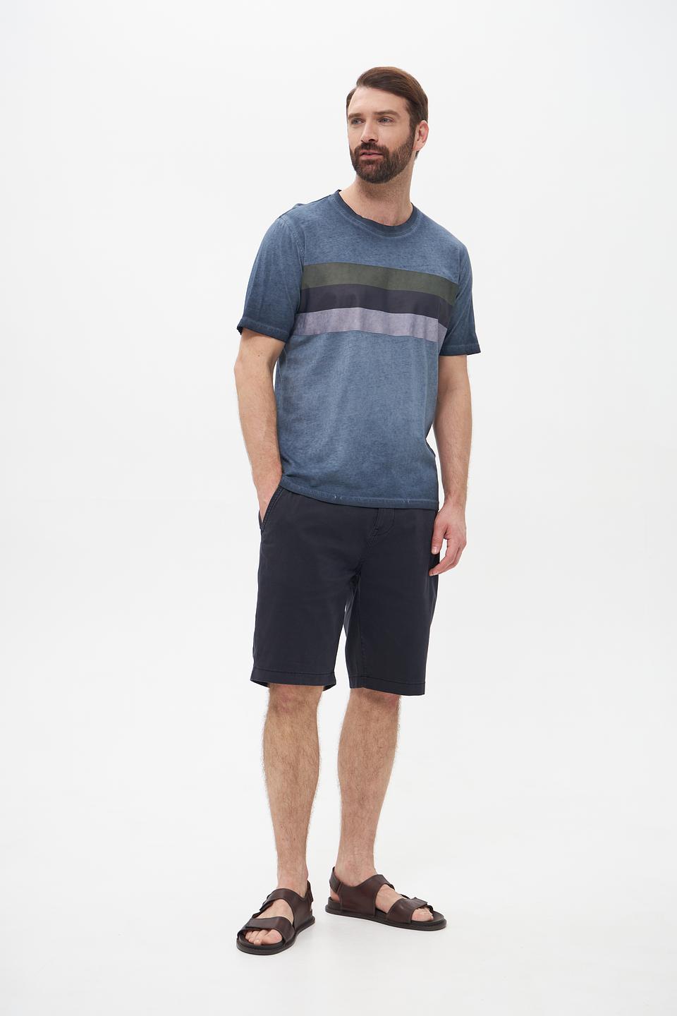 Футболка Casa Moda в полоску серая