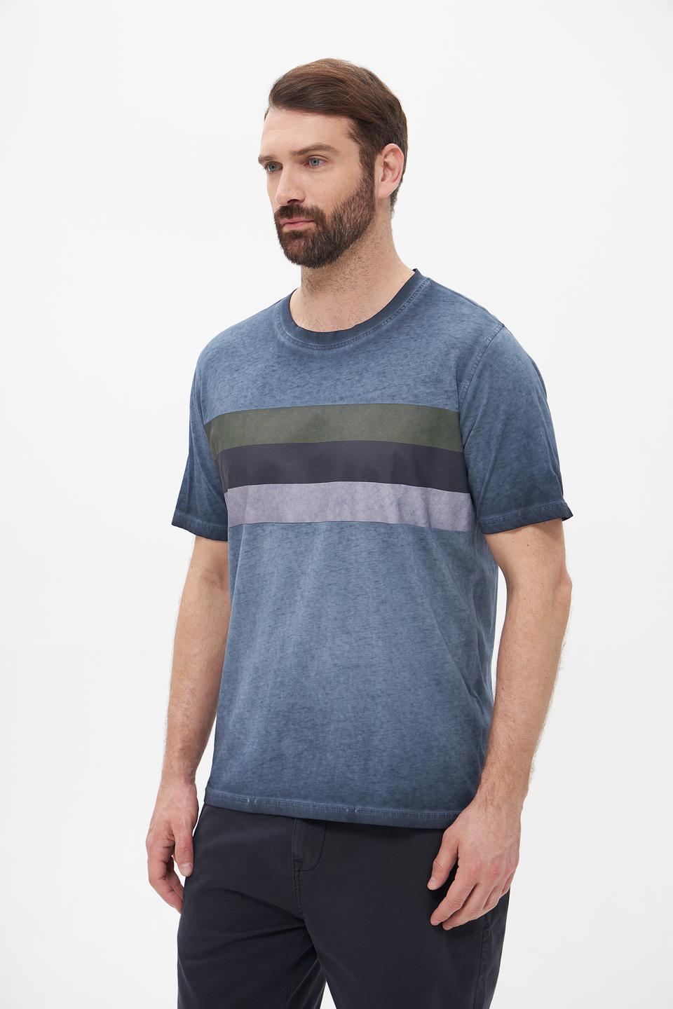 Футболка Casa Moda в полоску серая