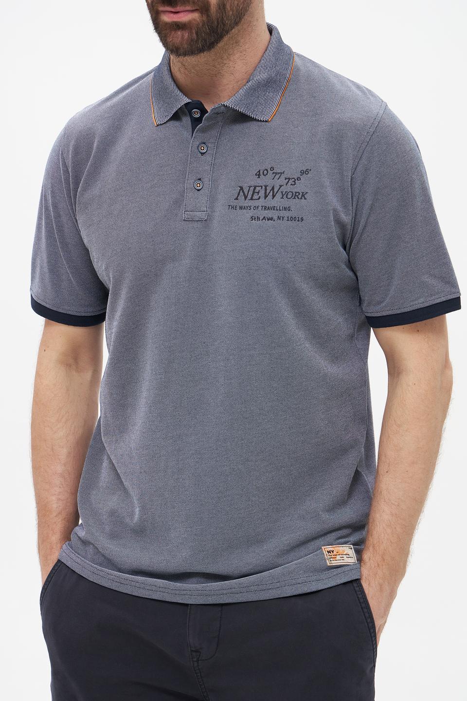 Поло Casa Moda с принтом New York