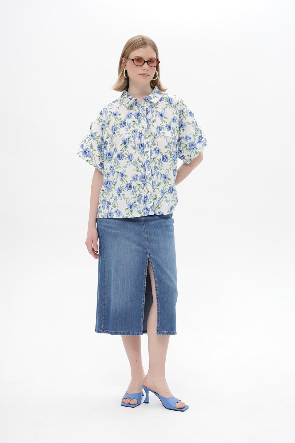 Блузка Rich and Royal с цветочным принтом