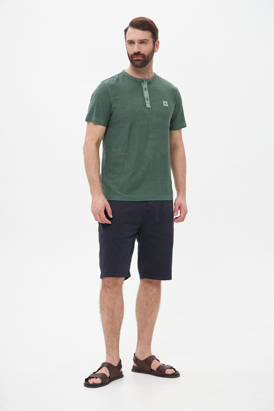 Футболка Lerros полосатая зелёная
