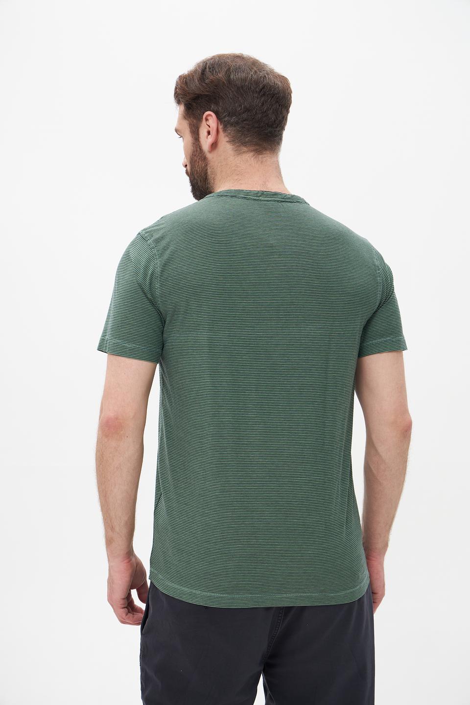 Футболка Lerros полосатая зелёная