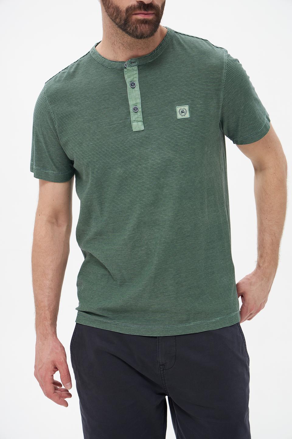 Футболка Lerros полосатая зелёная