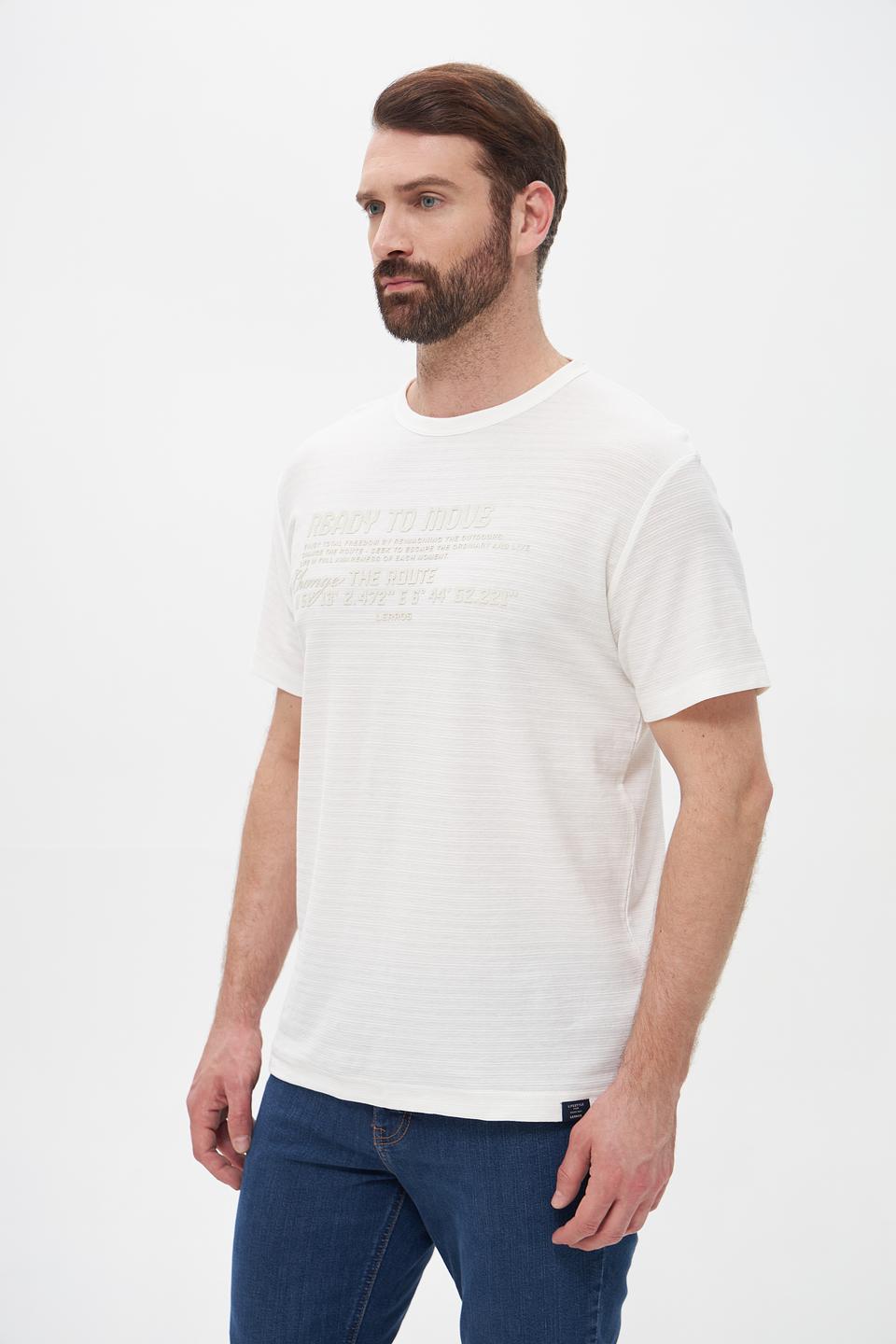 Футболка Lerros с принтом белая