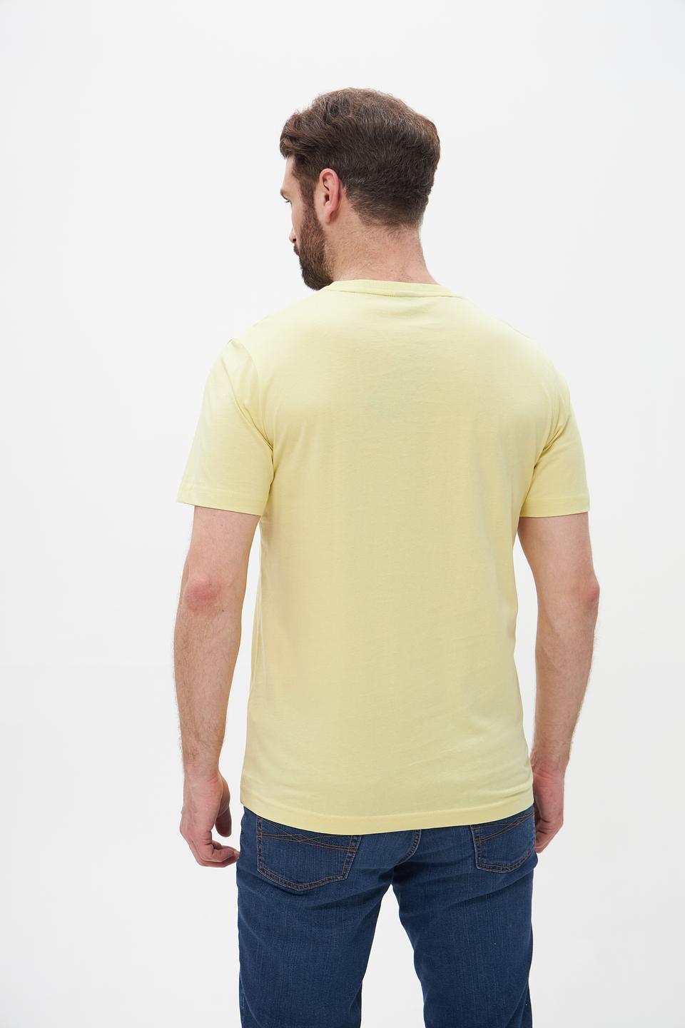 Футболка Lerros с логотипом светло-жёлтая