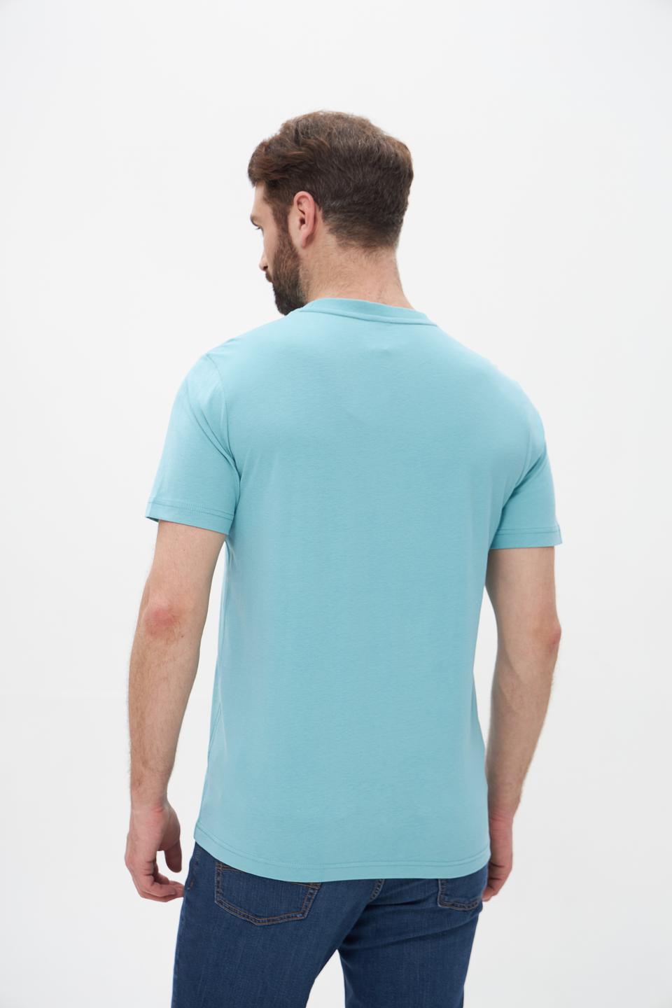 Футболка Lerros с принтом бирюзовая