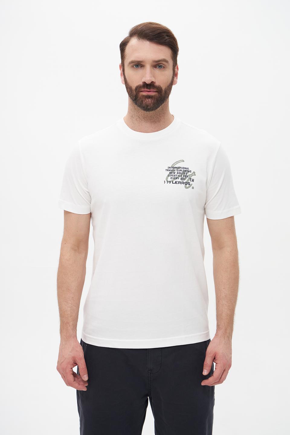 Футболка Lerros с принтом белый