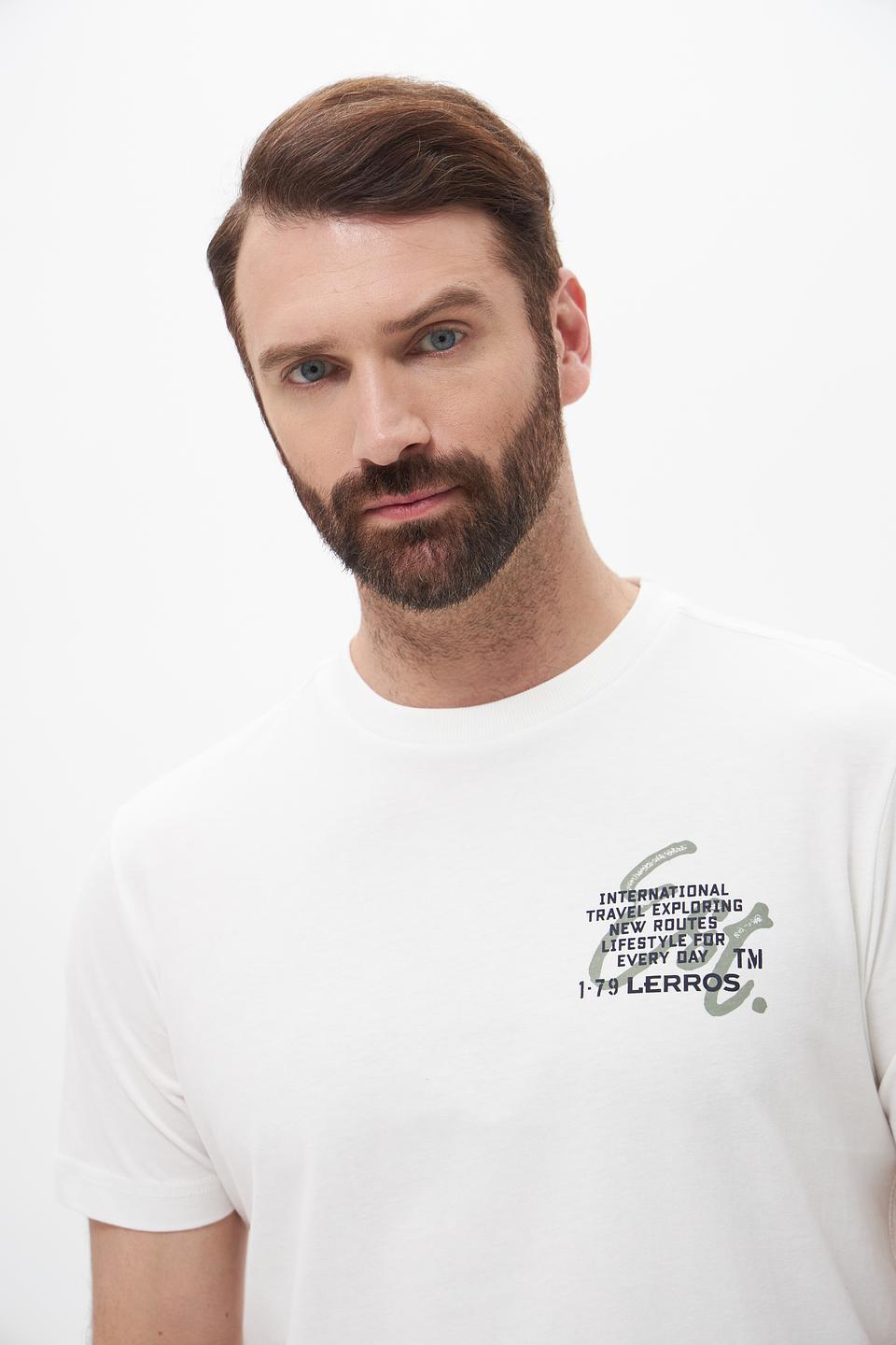 Футболка Lerros с принтом белый