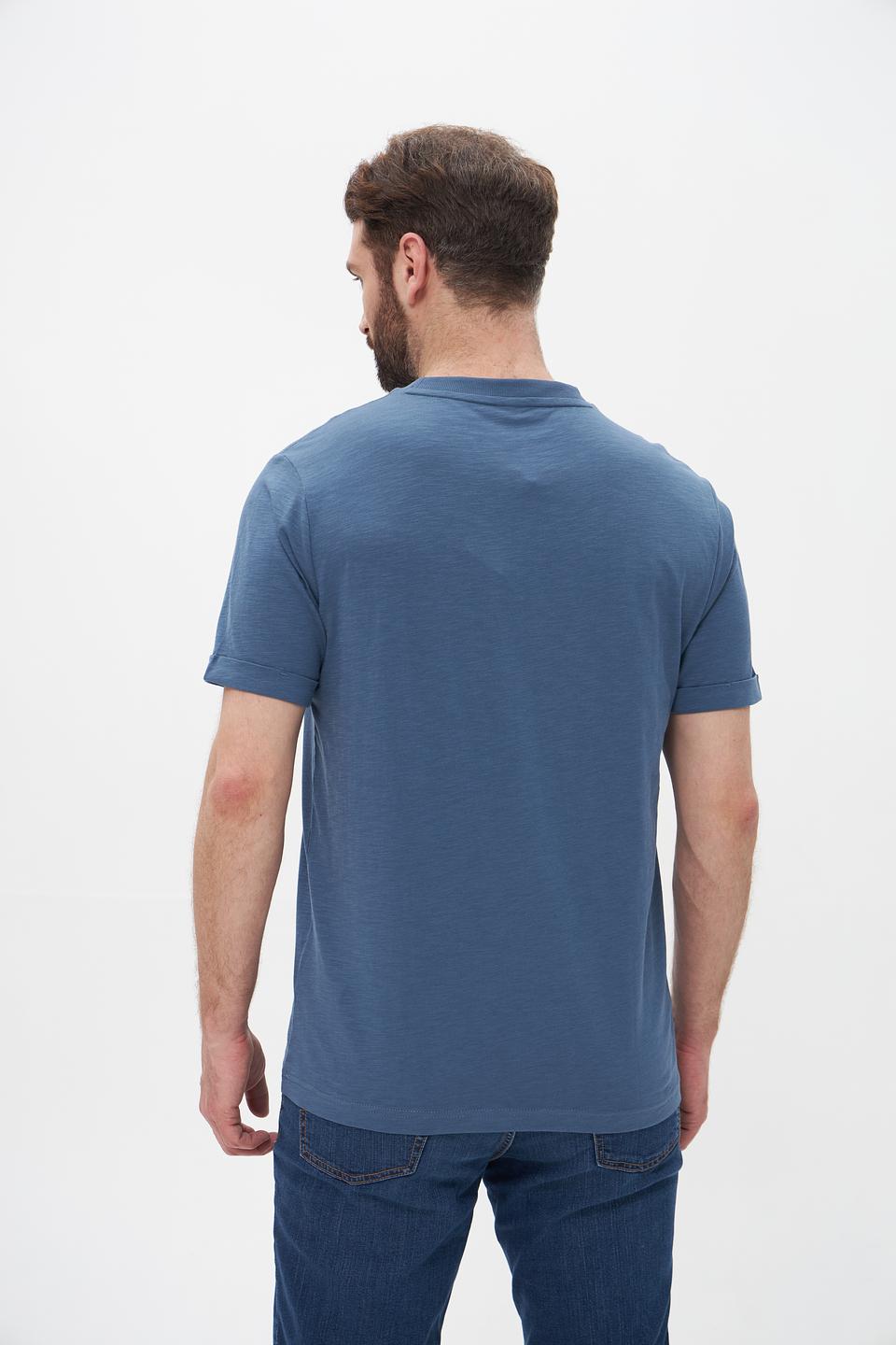 Футболка Lerros с принтом синяя