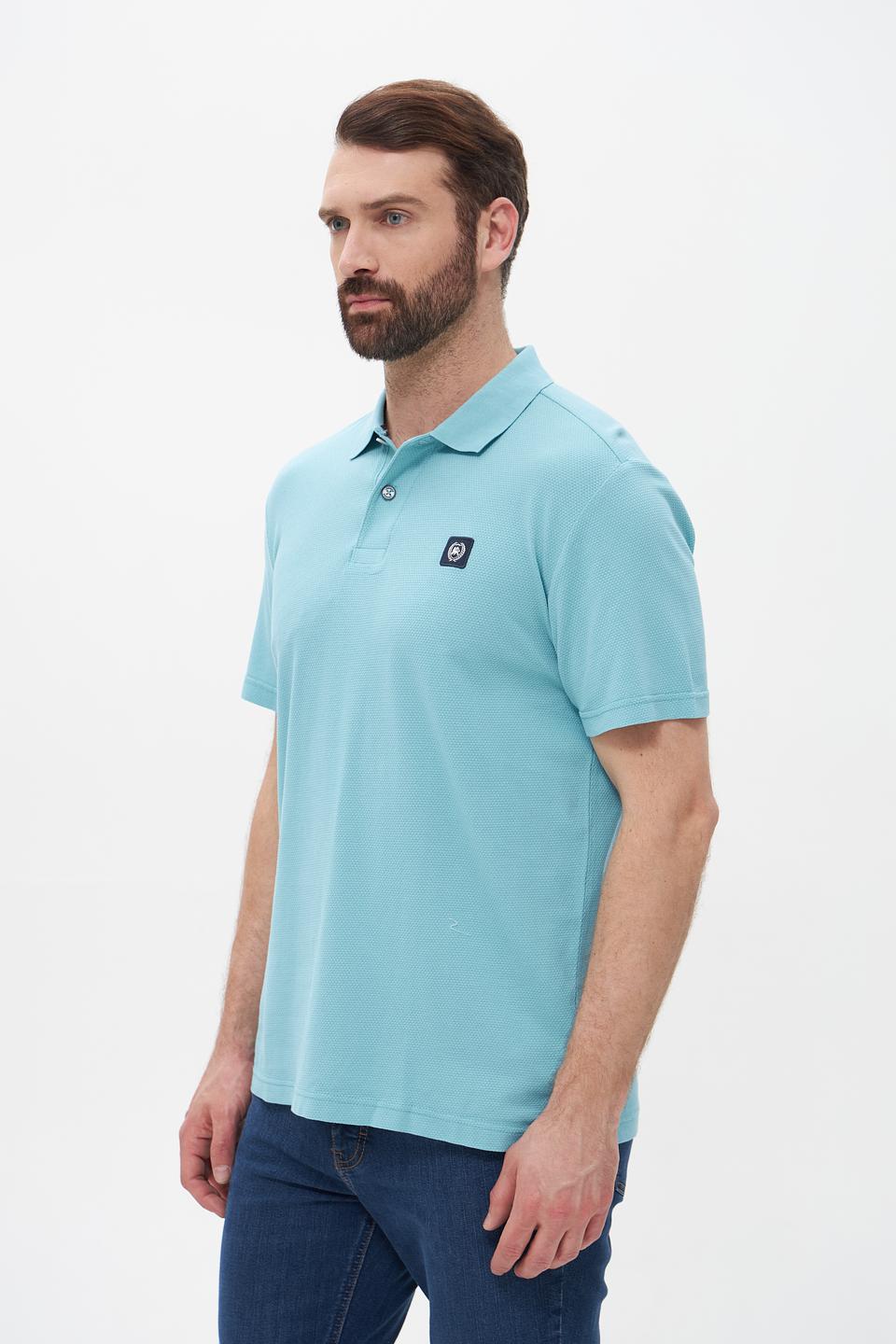Поло Lerros бирюзовое