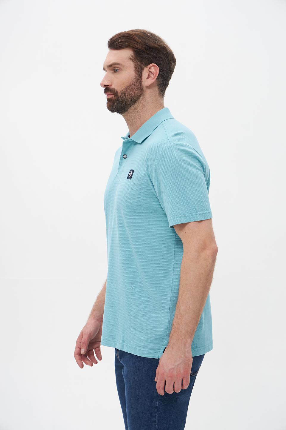 Поло Lerros бирюзовое