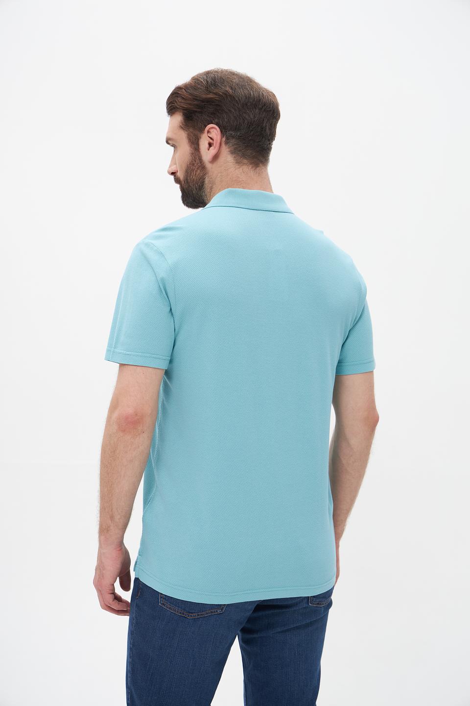 Поло Lerros бирюзовое