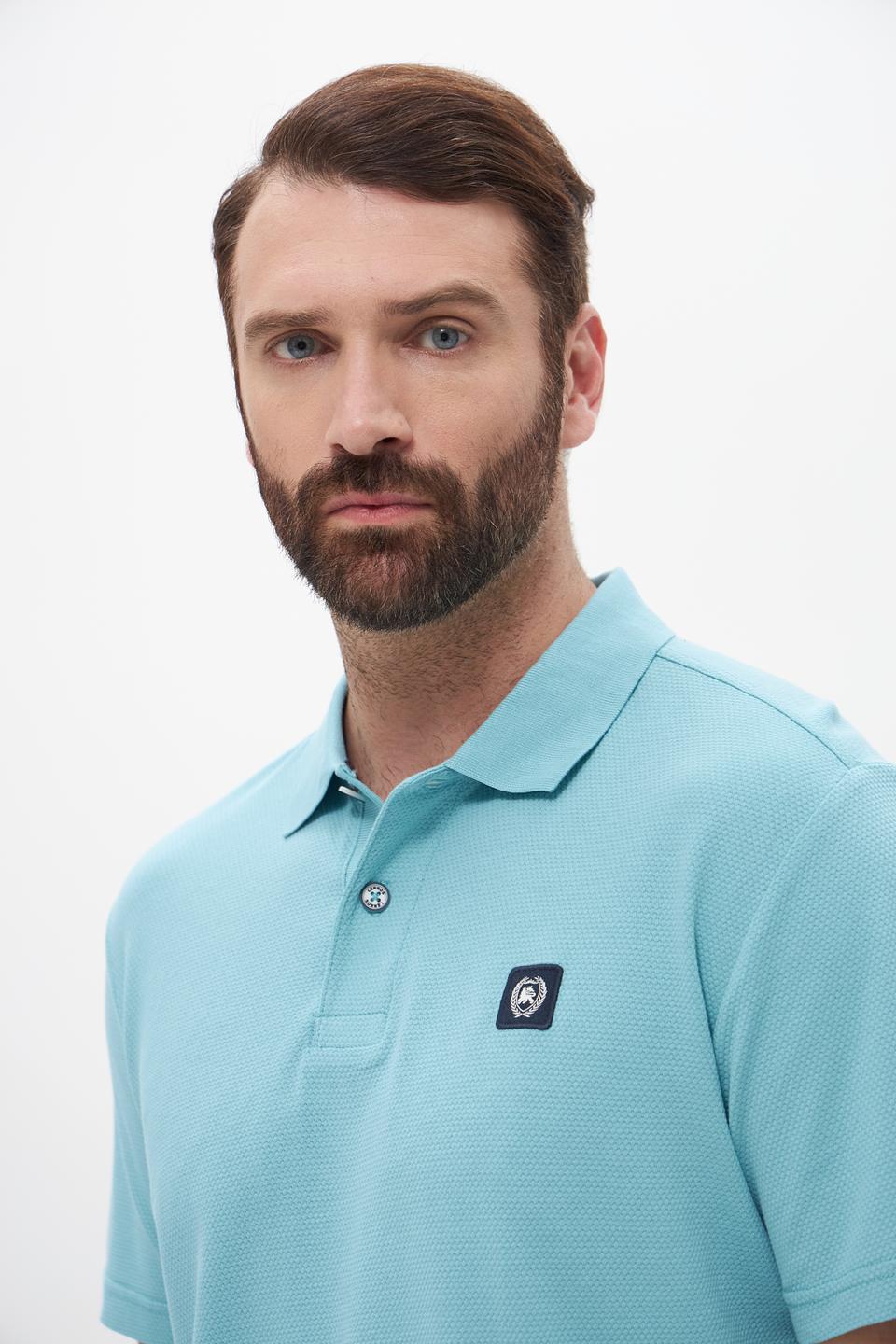 Поло Lerros бирюзовое