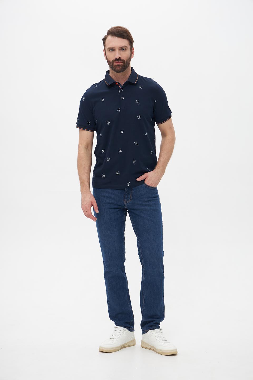 Поло Monte Carlo с принтом птиц