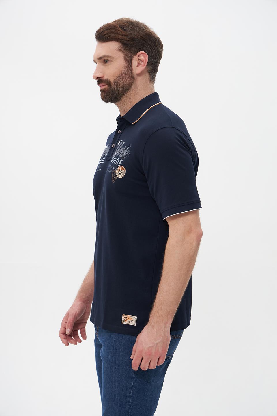 Поло Casa Moda New York темно-синее