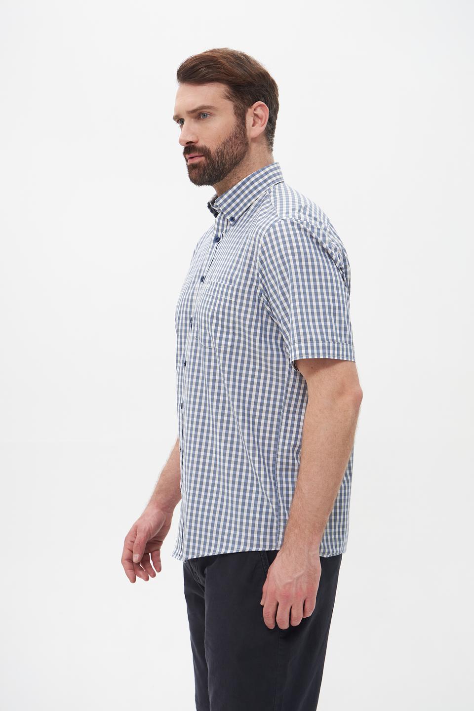 Рубашка кр-рукав Casa Moda в клетку