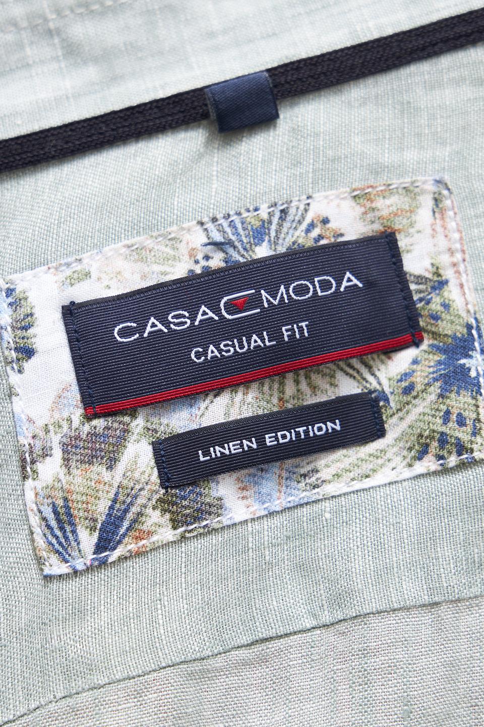 Рубашка Casa Moda лен мятный