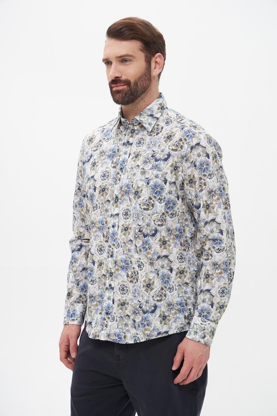 Рубашка Casa Moda с цветочным принтом