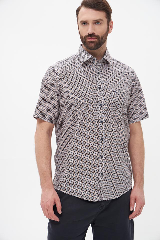 Рубашка кр Casa Moda с принтом