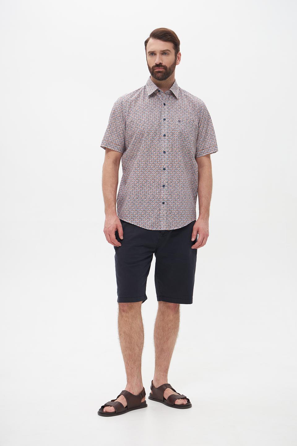 Рубашка кр-рукав Casa Moda в клетку