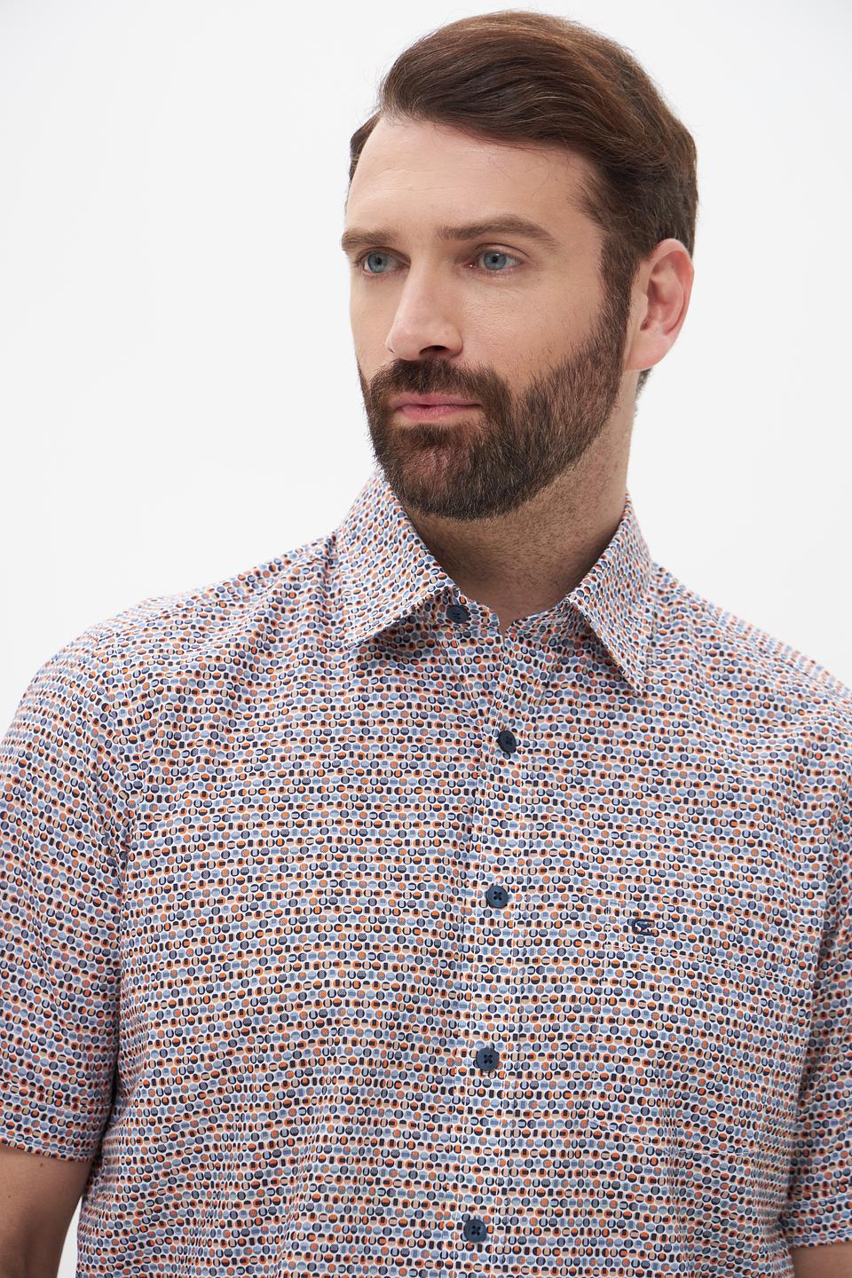 Рубашка кр-рукав Casa Moda в клетку