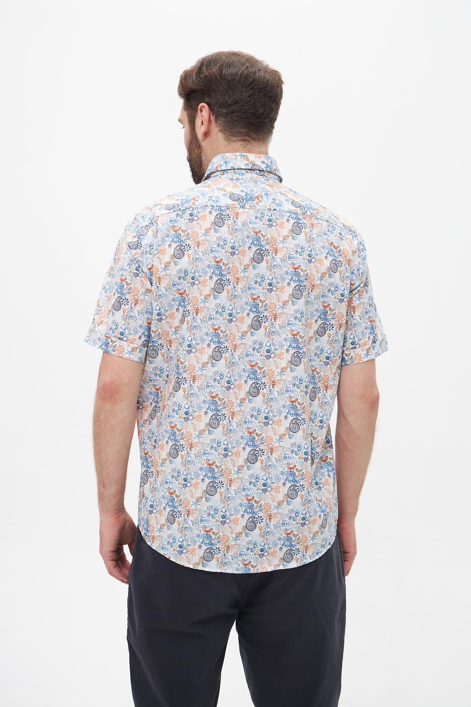 Рубашка кр-рукав Casa Moda с принтом