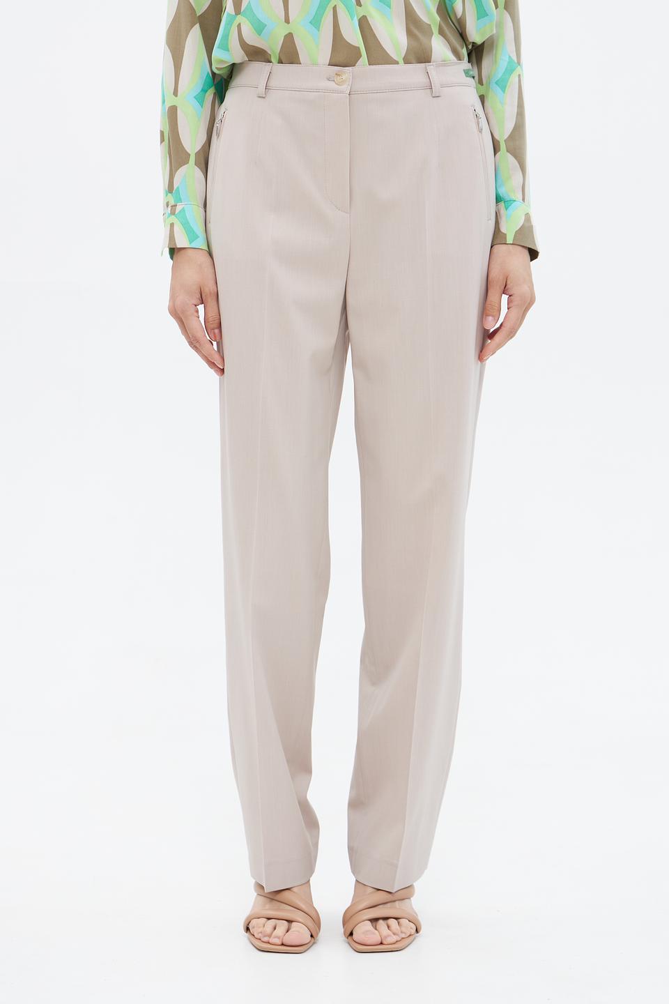 Брюки Gardeur прямого кроя бежевые