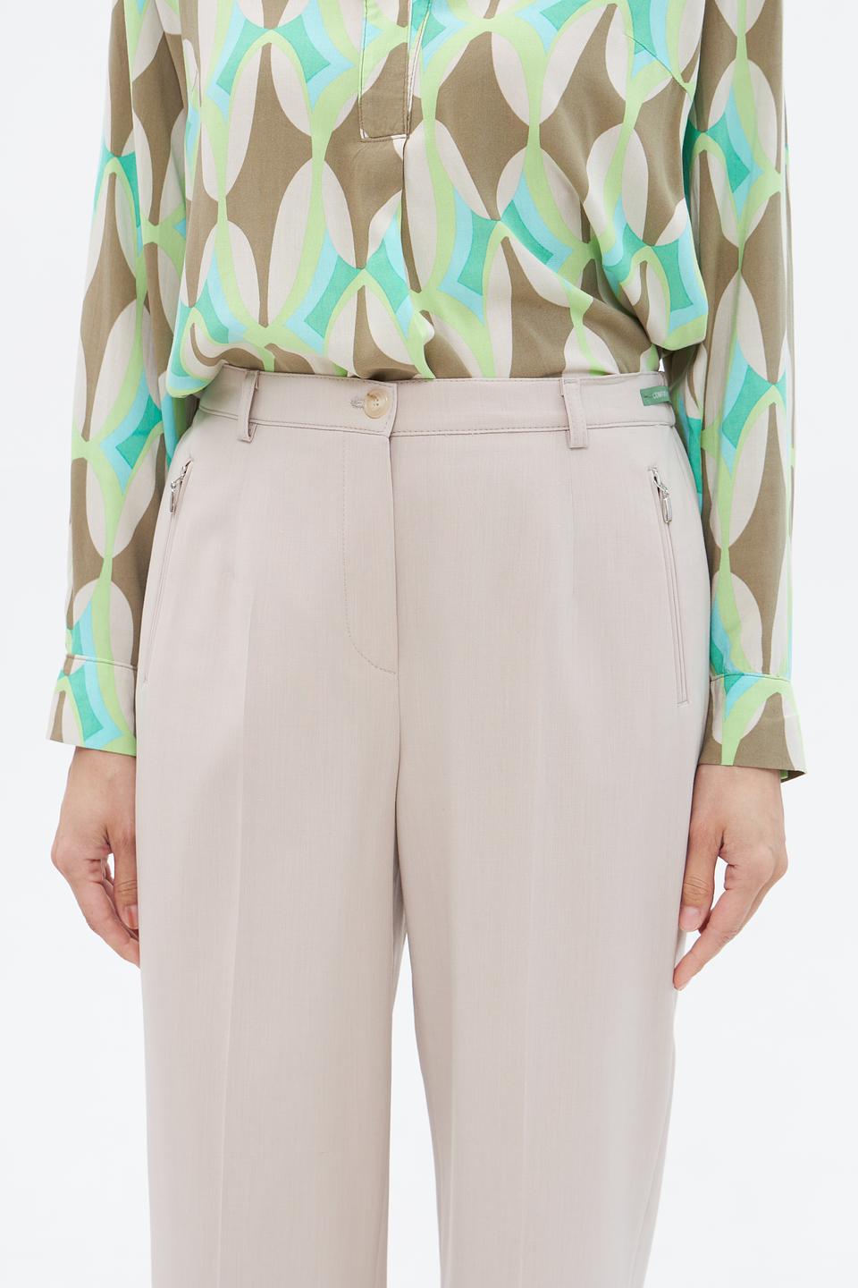 Брюки Gardeur прямого кроя бежевые