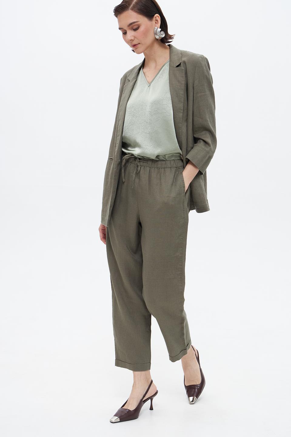 Брюки клёш Gerry Weber хаки