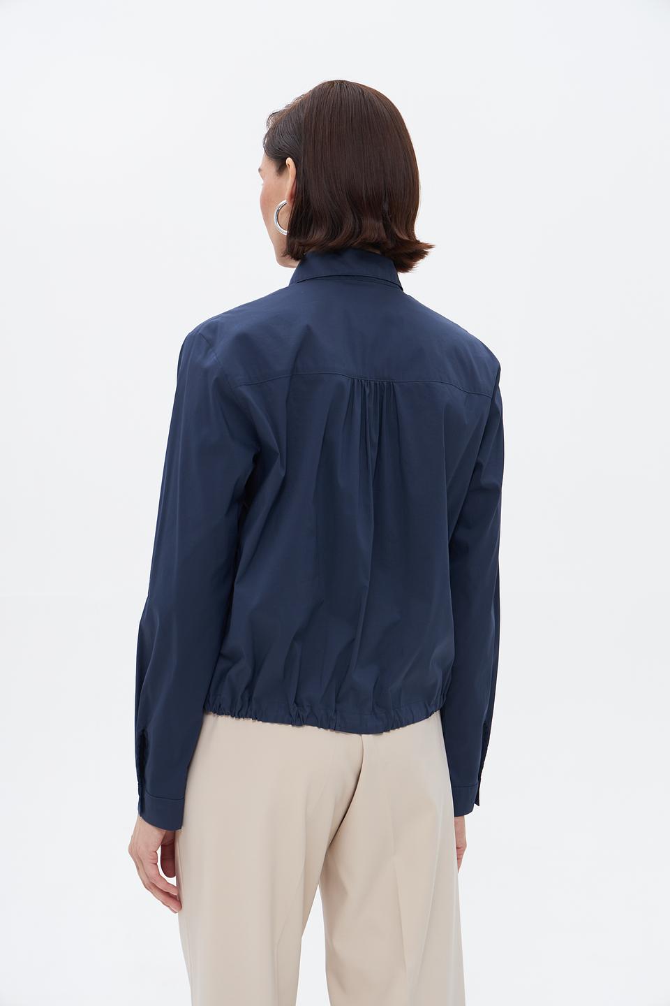 Блузка Gerry Weber с завязками синяя