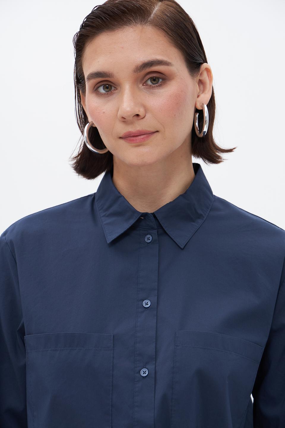 Блузка Gerry Weber с завязками синяя