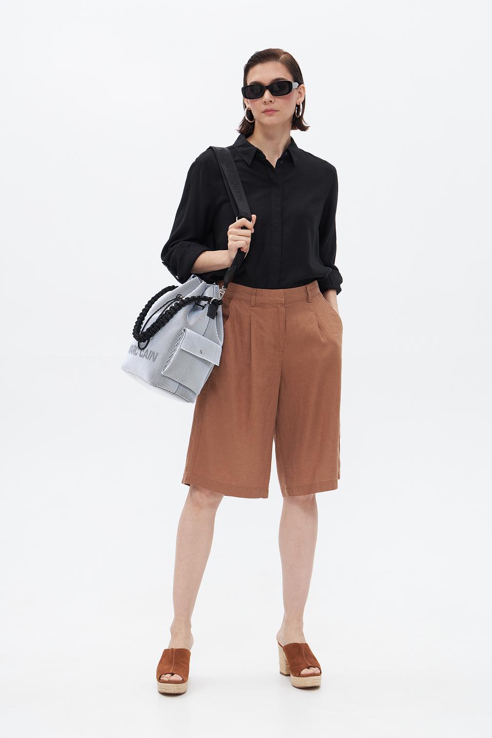 Блуза Taifun чёрная с рукавом 3/4