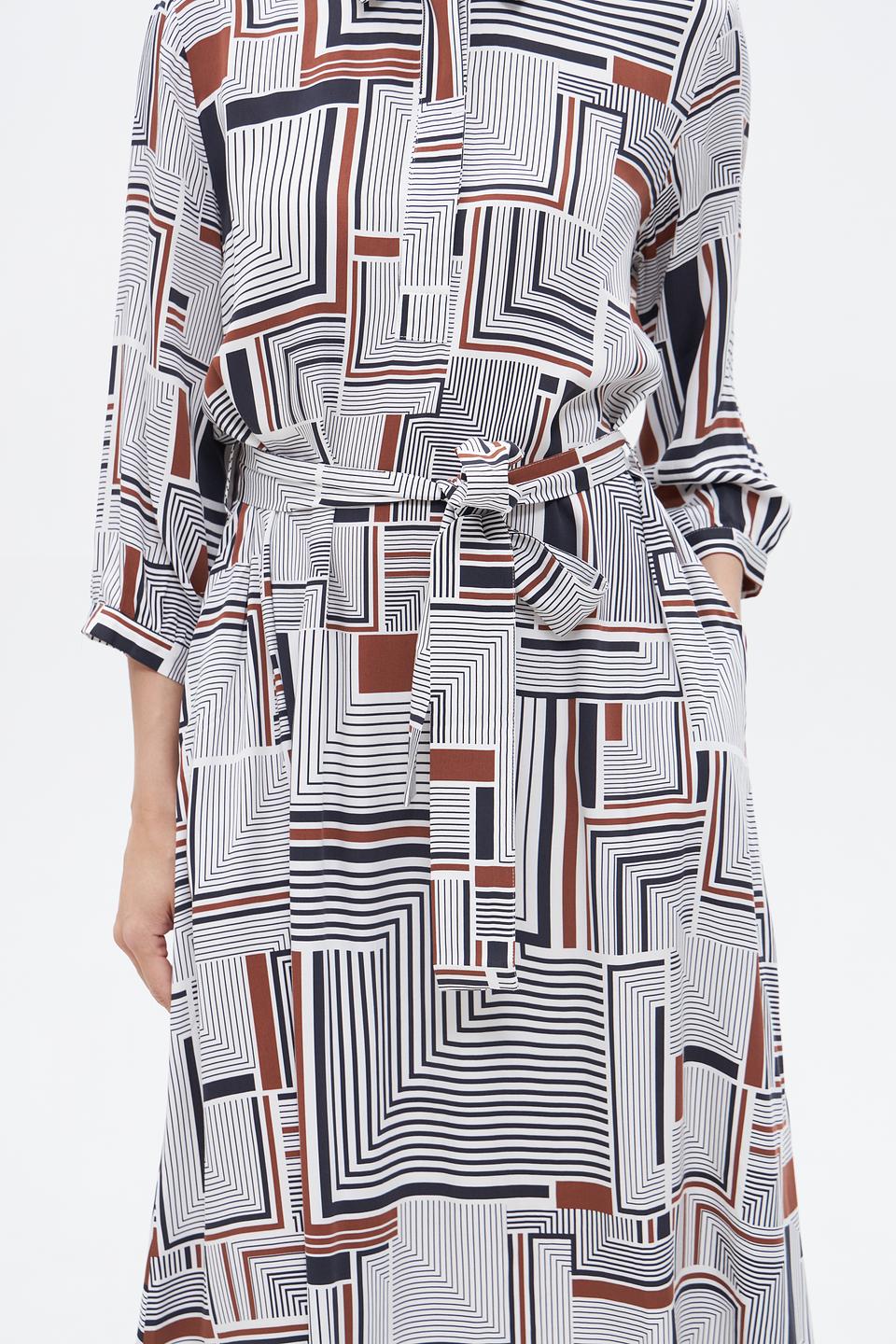 Платье Bugatti с геометрическим принтом